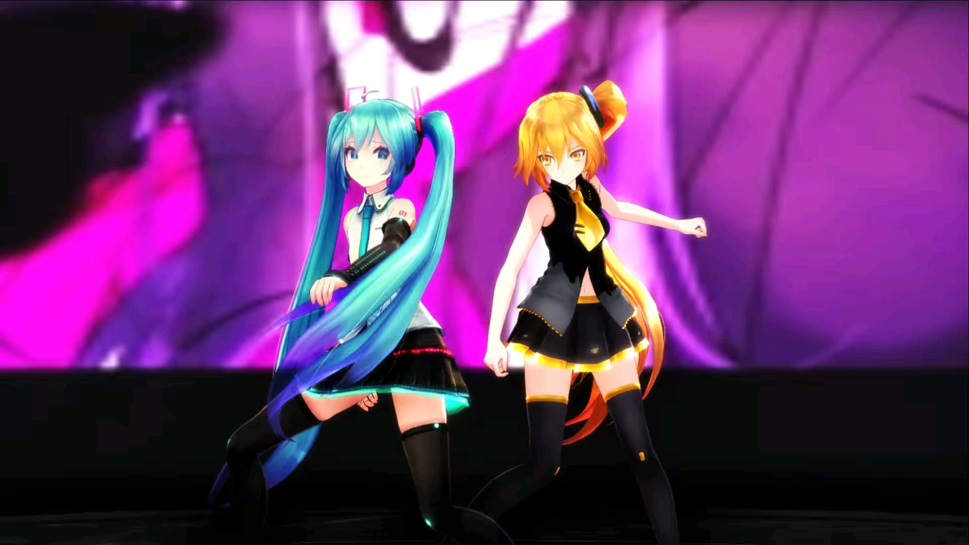 【MMD】乱躁滅裂ガール_初音ミク & 亞北ネル